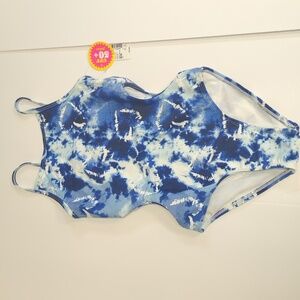 Children's Place blue heart swimsuit